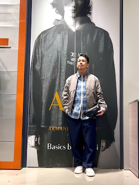 「armaniexchange」｜TOI-Tさん（メンズ・170cm）の秋コーディネート