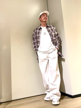 「ARMANI EXCHANGE（アルマーニエクスチェンジ）のアイテム」を使った、TOI-Tさん（メンズ・170cm）の秋コーディネート