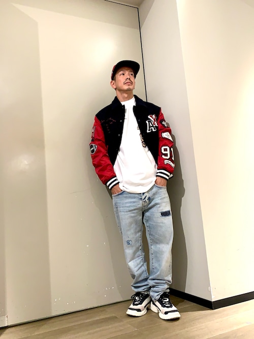 エンポリオアルマーニ ワイドデニム EA刺繍 ライトブルー 25 エンポリオアルマーニ ワイドデニム EA刺繍 ライトブルー 25