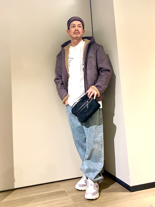 セール】【A|X アルマーニ エクスチェンジ】CL フェイクムートン×ボア