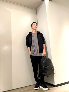 「アイテム（スウェット）」を使った、TOI-Tさん（メンズ・170cm）の夏コーディネート