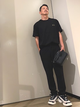 「アイテム（メッセンジャーバッグ）」を使った、TOI-Tさん（メンズ・170cm）の夏コーディネート
