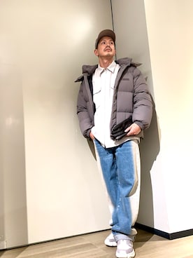 「アイテム（ダウンジャケット/コート）」を使った、TOI-Tさん（メンズ・170cm）の秋コーディネート