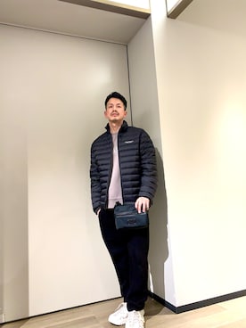 「アイテム（バッグ）」を使った、TOI-Tさん（メンズ・170cm）の冬コーディネート