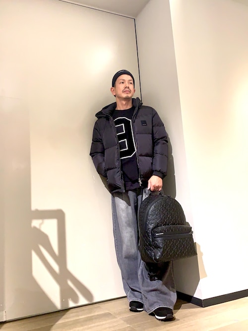 A|X アルマーニ エクスチェンジ】ICON フーデッドダウン