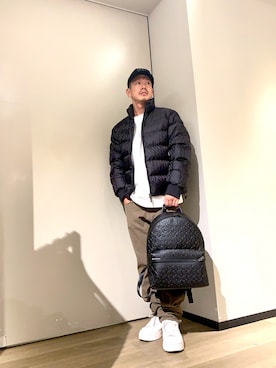 「アイテム（ダウンジャケット/コート）」を使った、TOI-Tさん（メンズ・170cm）の秋コーディネート