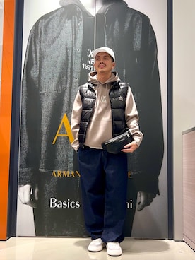 「armaniexchange」｜TOI-Tさん（メンズ・170cm）の秋コーディネート