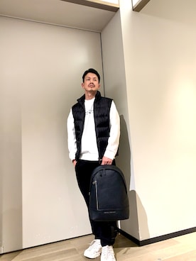 「アイテム（バッグ）」を使った、TOI-Tさん（メンズ・170cm）の冬コーディネート