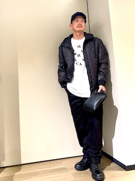 「アイテム（ボディバッグ/ウエストポーチ）」を使った、TOI-Tさん（メンズ・170cm）の冬コーディネート