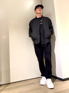 「ARMANI EXCHANGE（アルマーニエクスチェンジ）のアイテム」を使った、TOI-Tさん（メンズ・170cm）の秋コーディネート