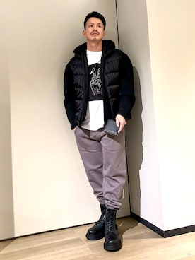 「アイテム（財布）」を使った、TOI-Tさん（メンズ・170cm）の冬コーディネート