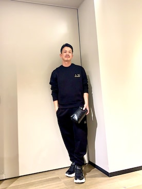 「アイテム（ボディバッグ/ウエストポーチ）」を使った、TOI-Tさん（メンズ・170cm）の冬コーディネート