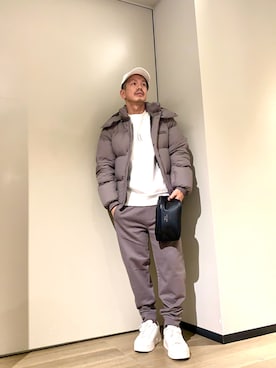 「アイテム（ダウンジャケット/コート）」を使った、TOI-Tさん（メンズ・170cm）の秋コーディネート