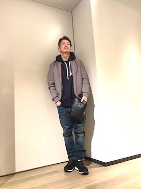 「アイテム（バッグ）」を使った、TOI-Tさん（メンズ・170cm）の秋コーディネート