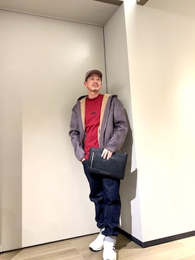 「アイテム（バッグ）」を使った、TOI-Tさん（メンズ・170cm）の冬コーディネート