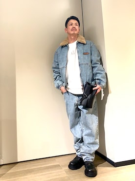 「アイテム（バッグ）」を使った、TOI-Tさん（メンズ・170cm）の冬コーディネート