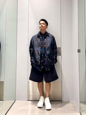 「アイテム（ナイロンジャケット）」を使った、TOI-Tさん（メンズ・170cm）の夏コーディネート