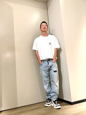 「アイテム（パンツ）」を使った、TOI-Tさん（メンズ・170cm）の夏コーディネート
