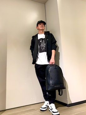 「アイテム（帽子）」を使った、TOI-Tさん（メンズ・170cm）の秋コーディネート