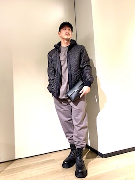 「アイテム（バッグ）」を使った、TOI-Tさん（メンズ・170cm）の冬コーディネート