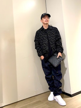 「アイテム（デニムジャケット）」を使った、TOI-Tさん（メンズ・170cm）の秋コーディネート