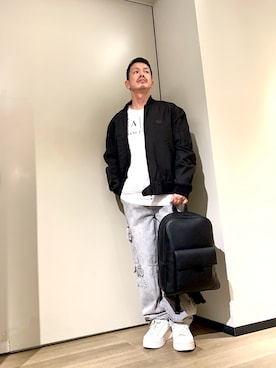 「アイテム（バックパック/リュック）」を使った、TOI-Tさん（メンズ・170cm）の秋コーディネート