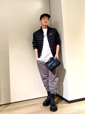 「アイテム（帽子）」を使った、TOI-Tさん（メンズ・170cm）の冬コーディネート