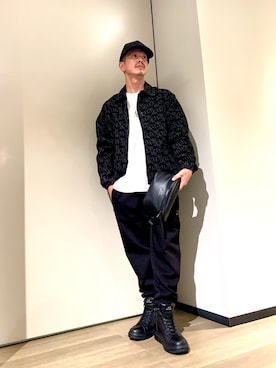 「アイテム（バッグ）」を使った、TOI-Tさん（メンズ・170cm）の冬コーディネート