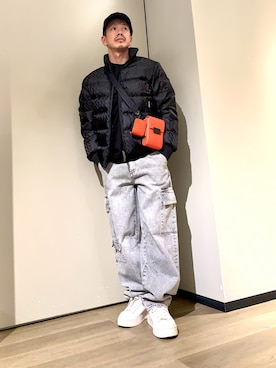 「アイテム（ダウンジャケット/コート）」を使った、TOI-Tさん（メンズ・170cm）の秋コーディネート