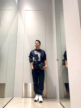 「armaniexchange」｜TOI-Tさん（メンズ・170cm）の秋コーディネート