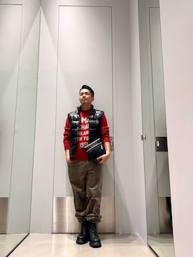 「ARMANIEXCHANGE」｜TOI-Tさん（メンズ・170cm）の秋コーディネート