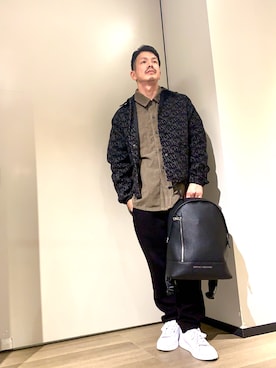 「アイテム（デニムジャケット）」を使った、TOI-Tさん（メンズ・170cm）の秋コーディネート