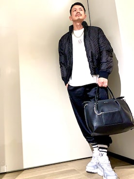 「アイテム（ネックレス）」を使った、TOI-Tさん（メンズ・170cm）の秋コーディネート