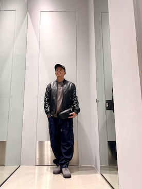 「armaniexchange」｜TOI-Tさん（メンズ・170cm）の秋コーディネート