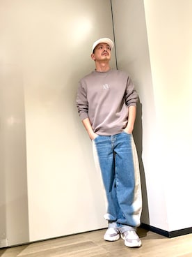 「アイテム（スウェット）」を使った、TOI-Tさん（メンズ・170cm）の秋コーディネート