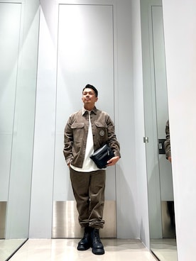 「armaniexchange」｜TOI-Tさん（メンズ・170cm）の秋コーディネート