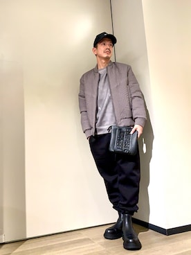 「アイテム（バッグ）」を使った、TOI-Tさん（メンズ・170cm）の秋コーディネート