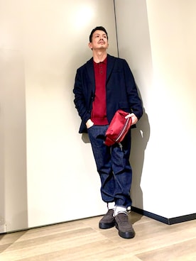 「アイテム（パンツ）」を使った、TOI-Tさん（メンズ・170cm）の秋コーディネート