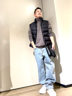 「アイテム（ショルダーバッグ）」を使った、TOI-Tさん（メンズ・170cm）の秋コーディネート