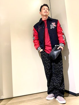 「アイテム（ボディバッグ/ウエストポーチ）」を使った、TOI-Tさん（メンズ・170cm）の秋コーディネート