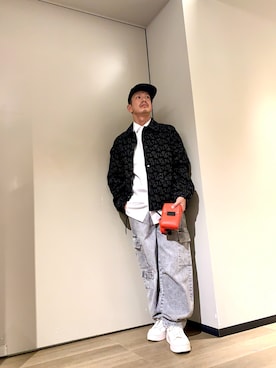 「アイテム（デニムジャケット）」を使った、TOI-Tさん（メンズ・170cm）の秋コーディネート