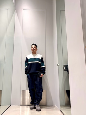 「ARMANIEXCHANGE」｜TOI-Tさん（メンズ・170cm）の秋コーディネート