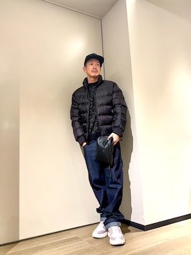 「アイテム（ダウンジャケット/コート）」を使った、TOI-Tさん（メンズ・170cm）の秋コーディネート