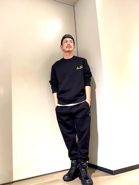 「アイテム（スウェット）」を使った、TOI-Tさん（メンズ・170cm）の秋コーディネート