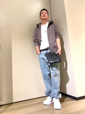 「アイテム（バッグ）」を使った、TOI-Tさん（メンズ・170cm）の秋コーディネート