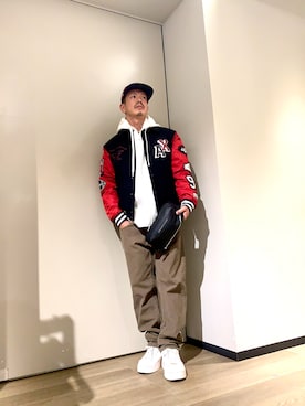 「アイテム（バッグ）」を使った、TOI-Tさん（メンズ・170cm）の秋コーディネート