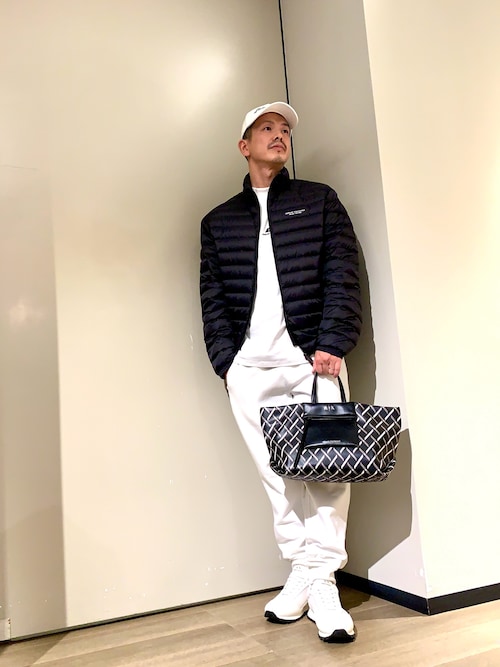 A|X アルマーニ エクスチェンジ】シグネチャーロゴ キャップ（キャップ