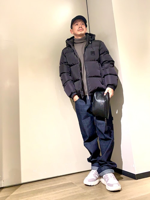 A|X アルマーニ エクスチェンジ】ICON フーデッドダウンジャケット