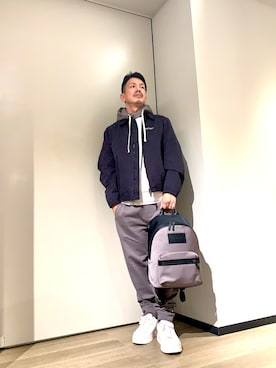 「アイテム（バッグ）」を使った、TOI-Tさん（メンズ・170cm）の秋コーディネート