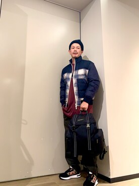 「サステナブル」｜「アイテム（スウェット）」を使った、TOI-Tさん（メンズ・170cm）の秋コーディネート